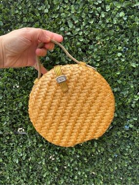 Lovely vintage Lancel Paris wicker bag